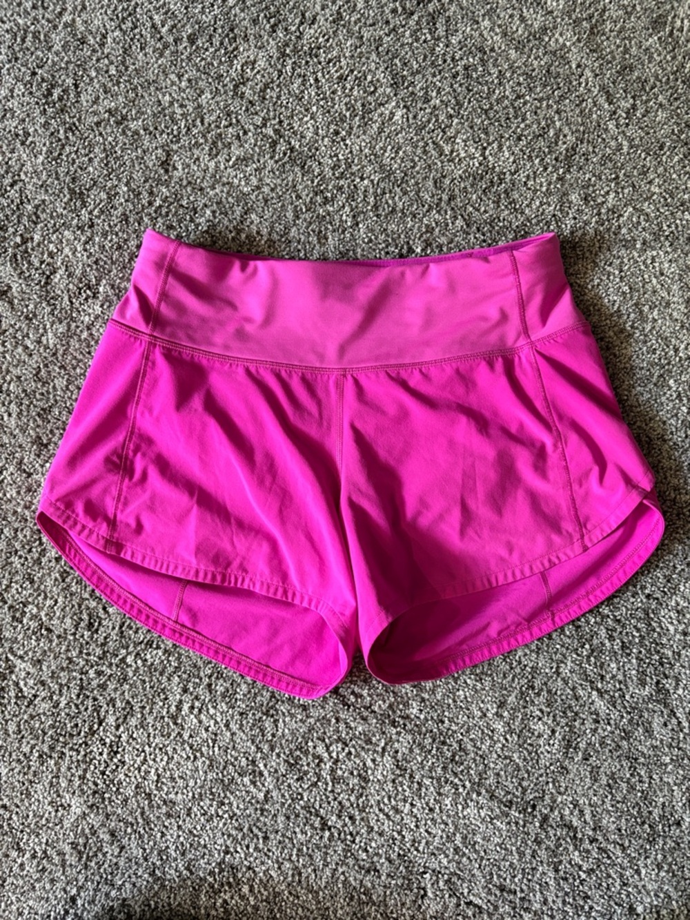 Lululemon Pink Performance Running Shorts